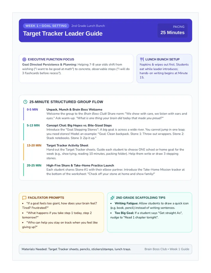 Target Tracker Leader Guide