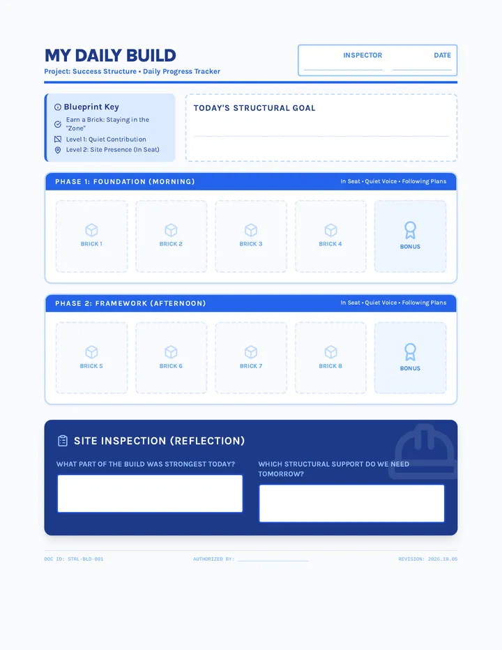 Daily Build Worksheet