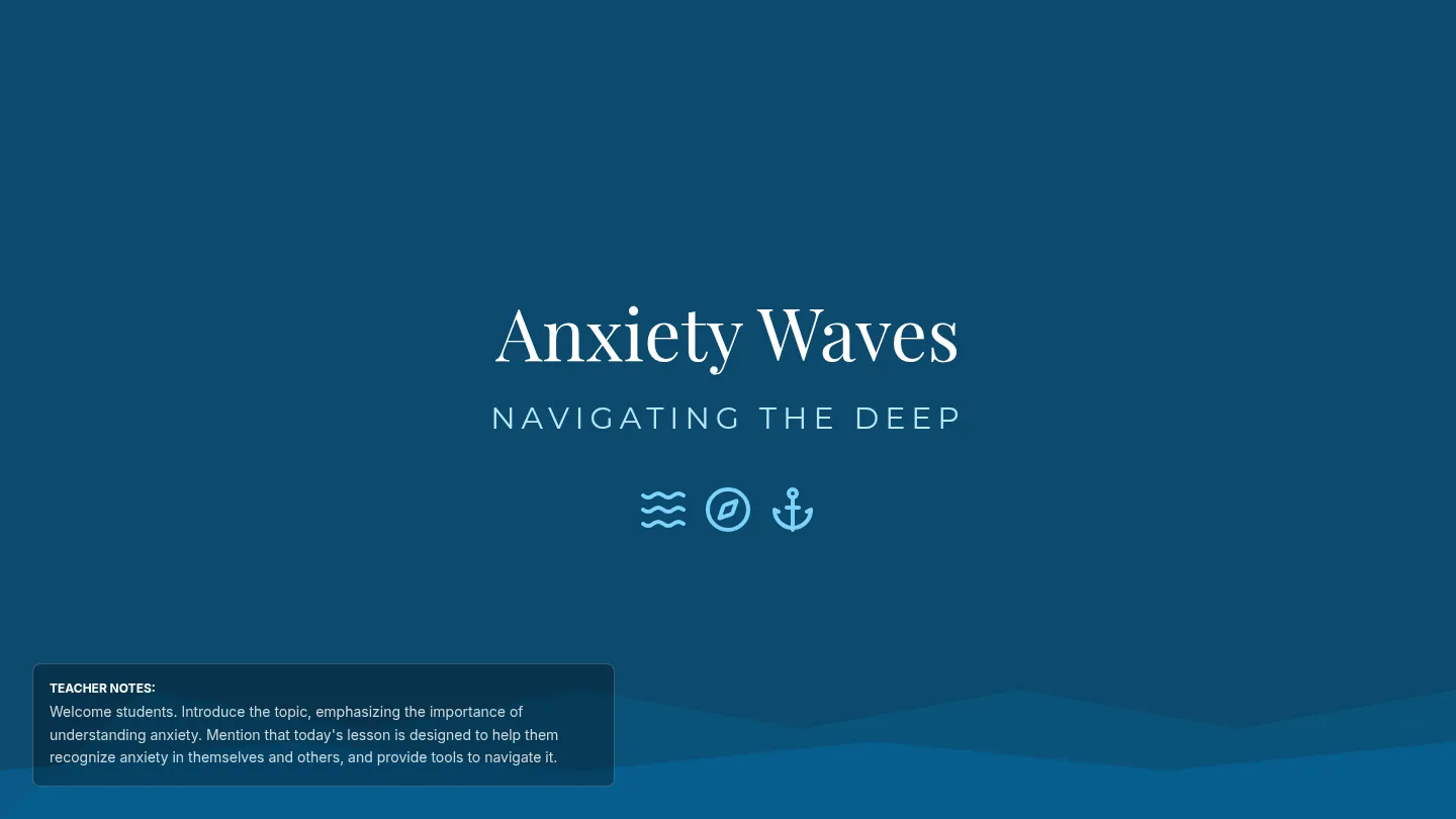 Anxiety Waves Slides