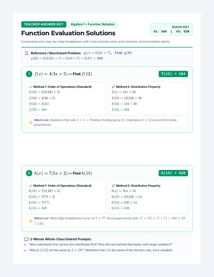 Function Launch Teacher Key