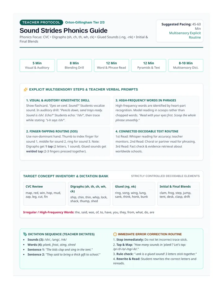 Sound Strides Teacher Guide