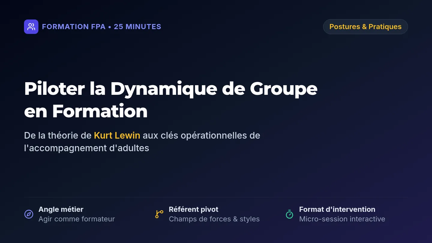Dynamique Groupe Slides