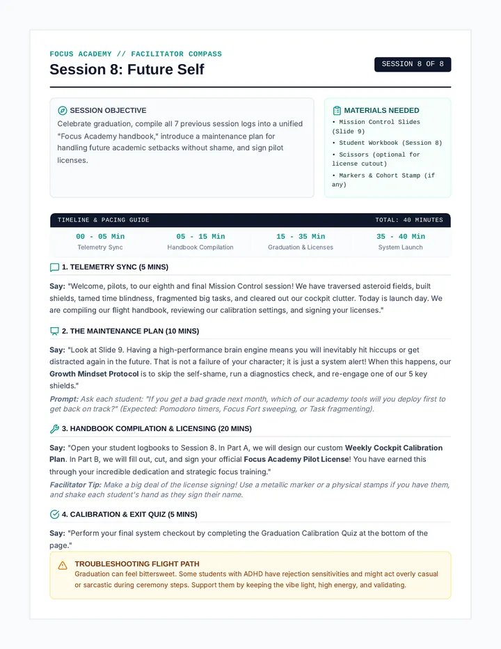 Future Self Facilitator Guide