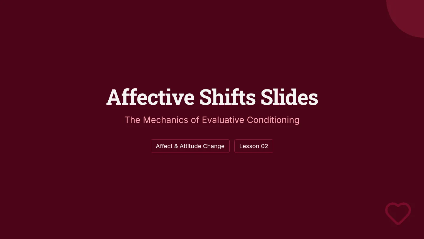 Affective Shifts Slides