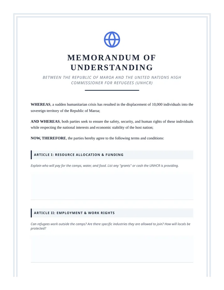 Maroa Accord Template