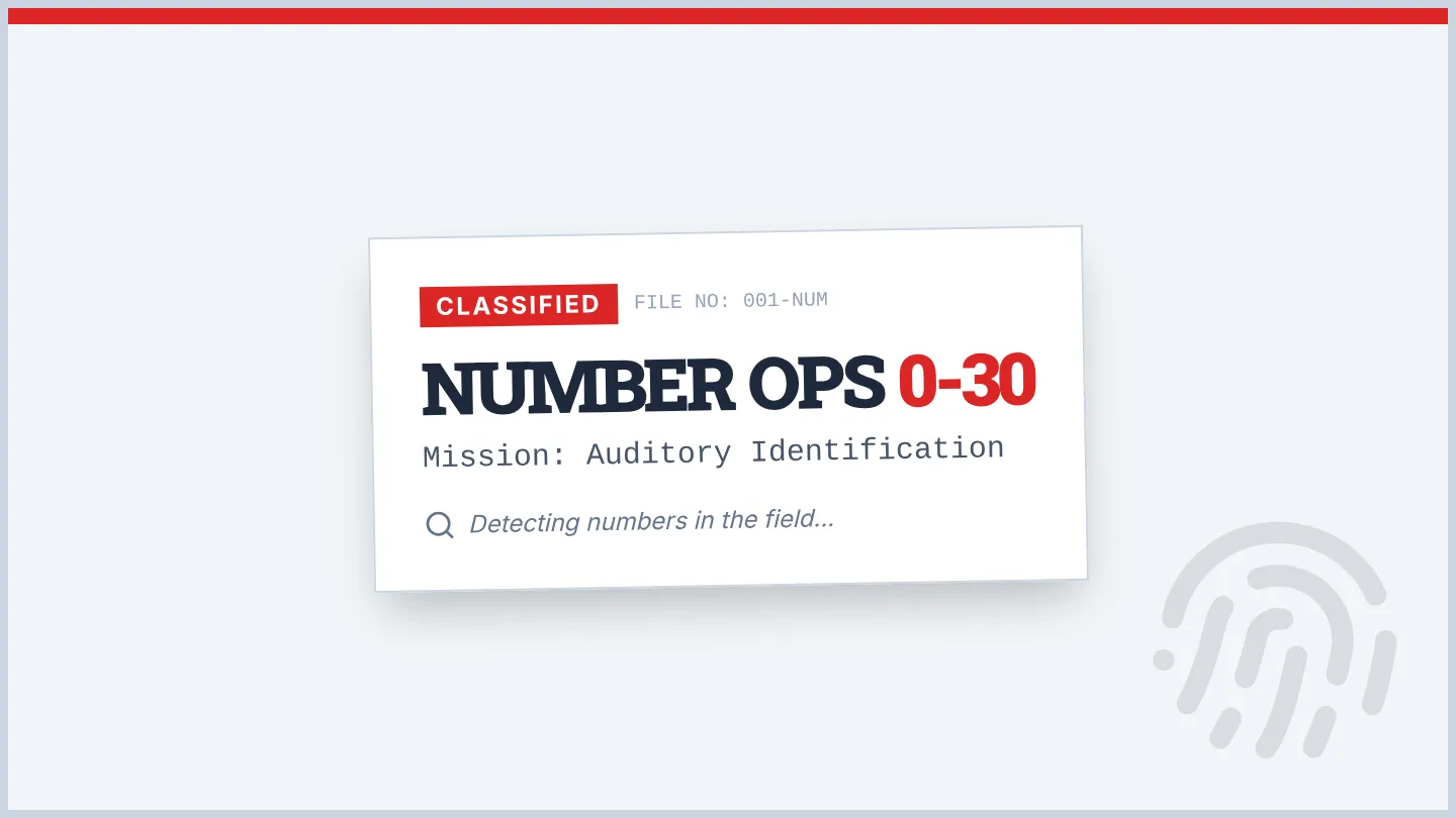 Number Agent Slides