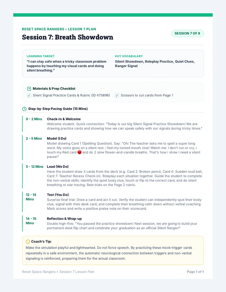 Session 7 Lesson Plan