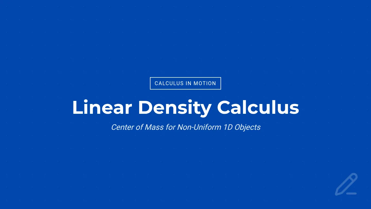 Linear Density Calculus Slides