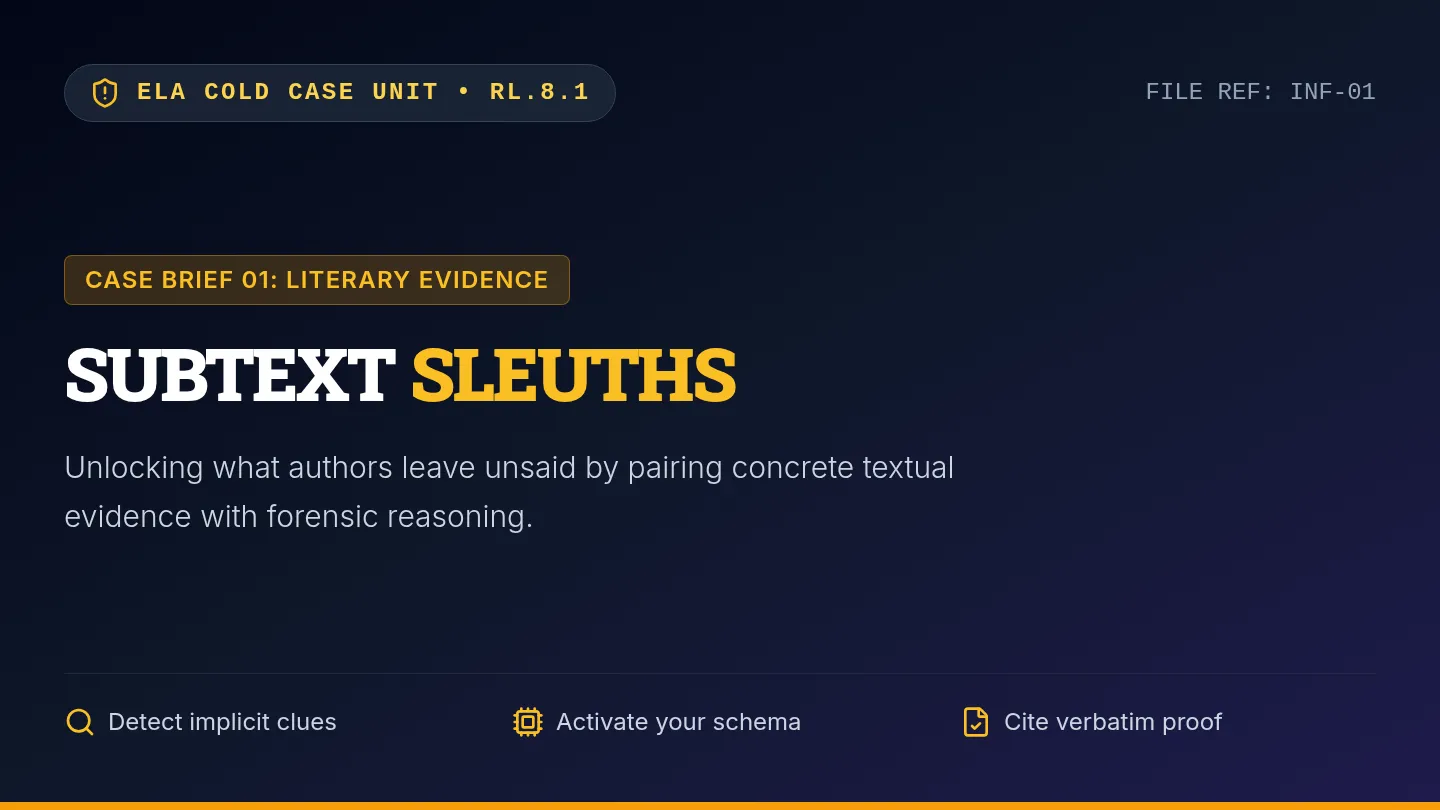 Subtext Sleuths Slides