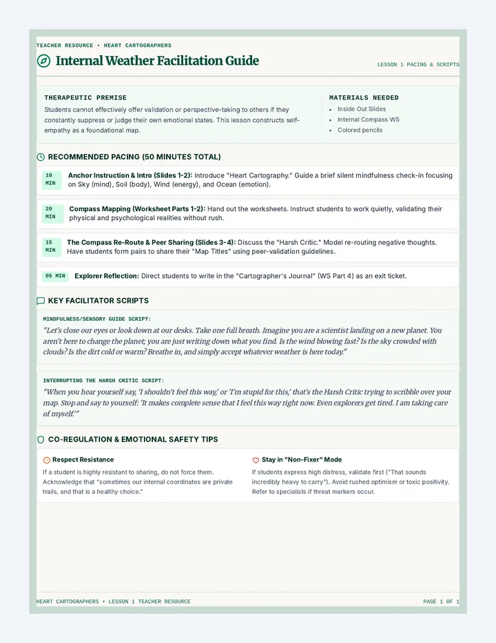 Internal Weather Facilitation Guide