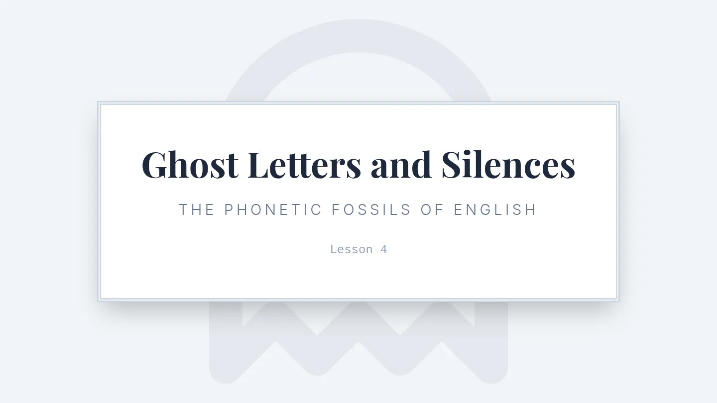 Ghost Letter Slides
