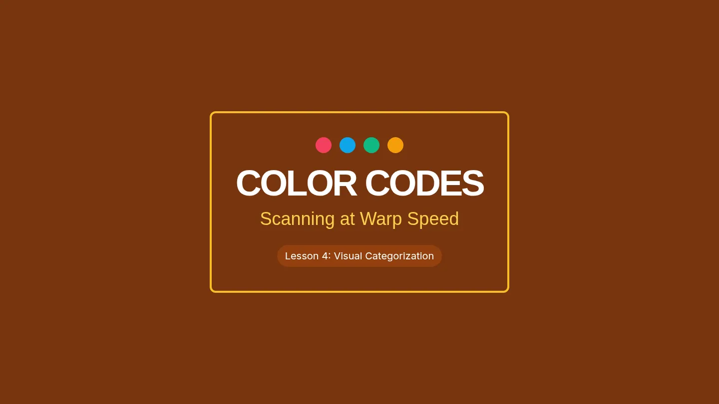 Color Codes Slides