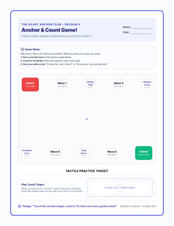 Anchor and Count Game