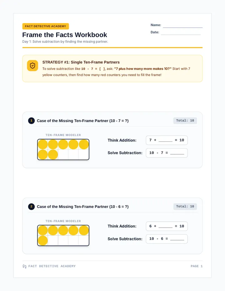 Frame Facts Workbook