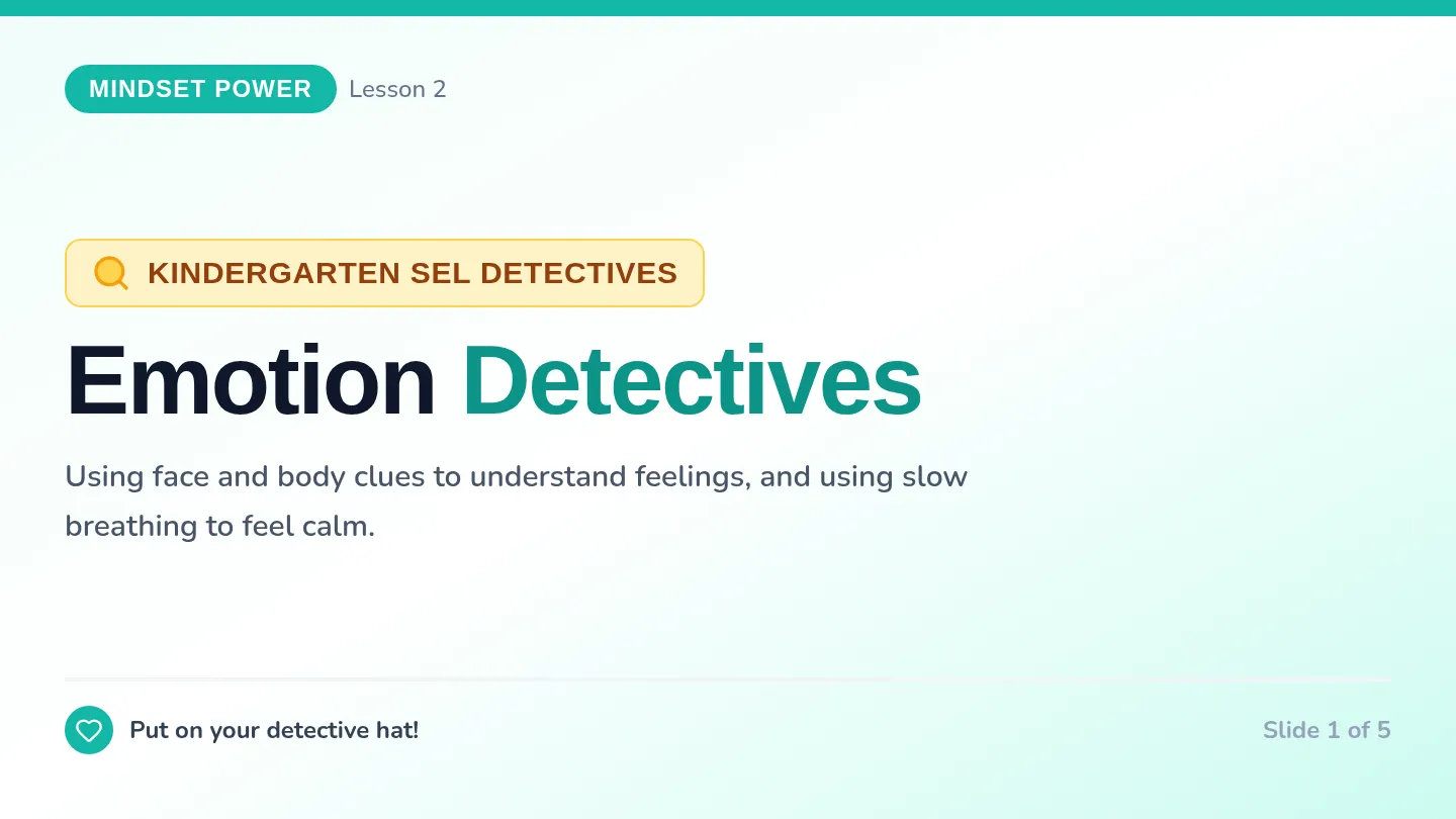 Emotion Detectives Slides