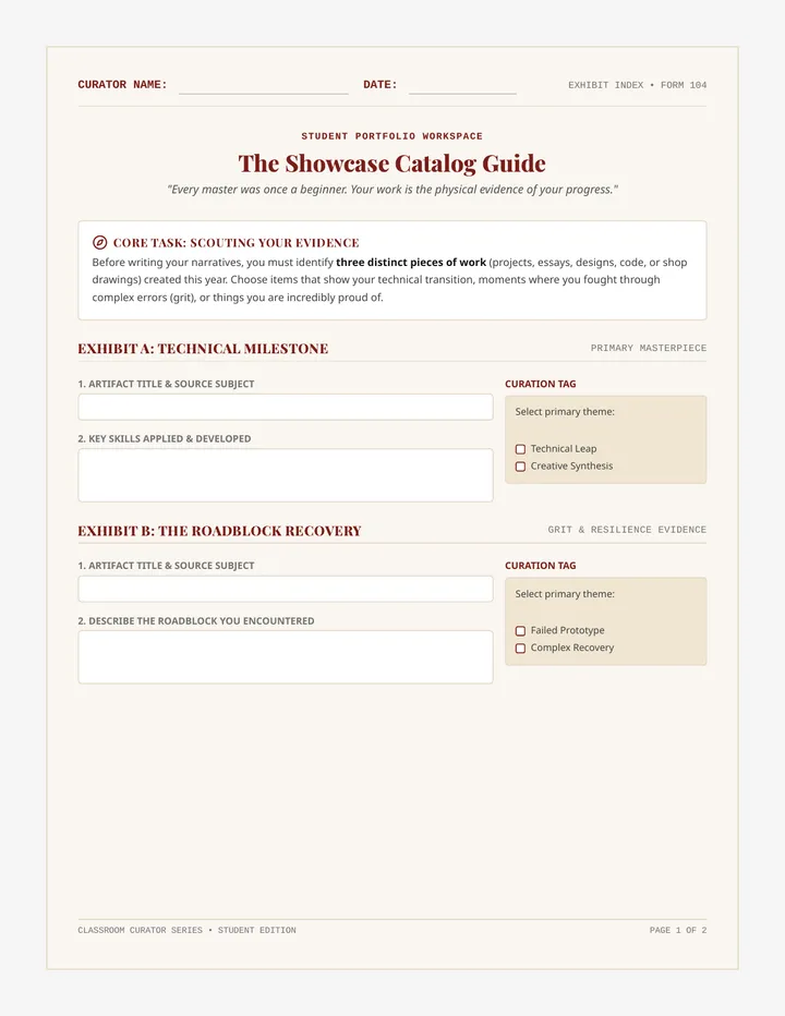 Expertise Archive Showcase Guide page 1