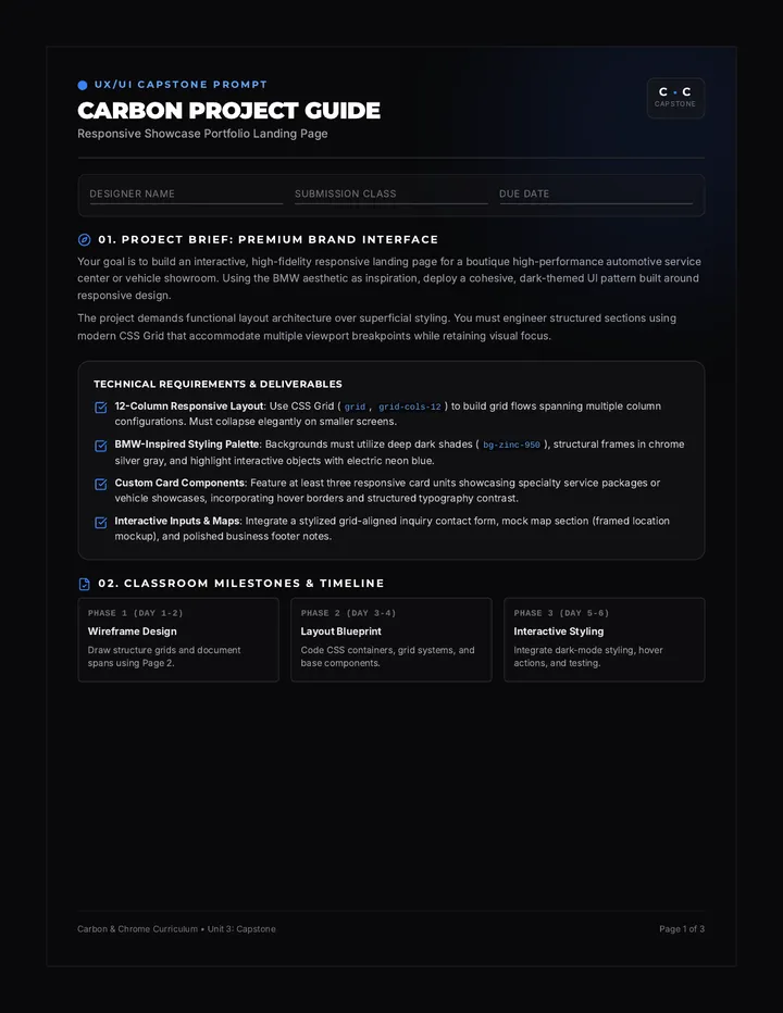 Carbon Project Guide