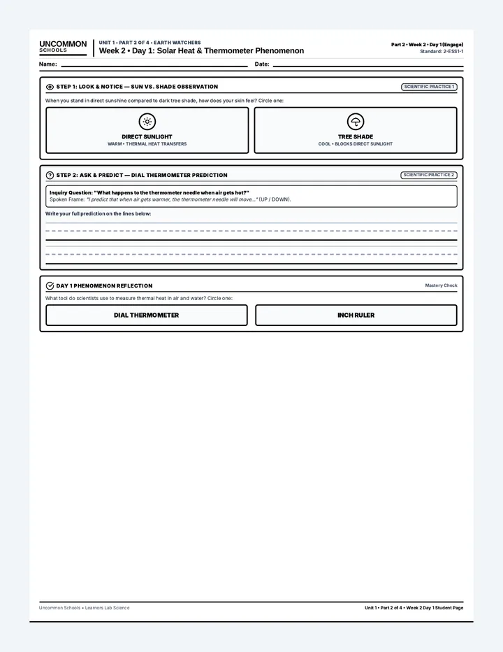 Earth Watchers 2 Student Workbook