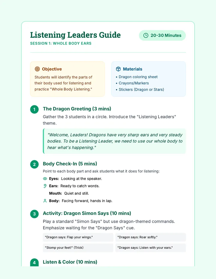 Session 1 Facilitator Guide