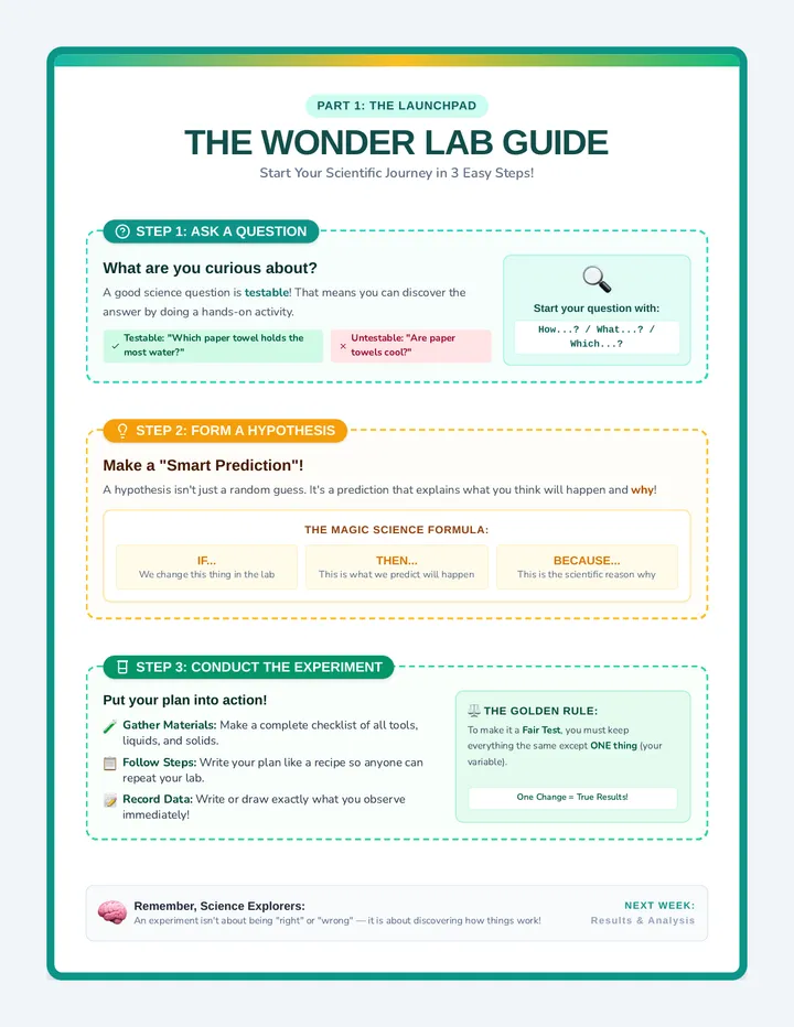 Wonder Lab Anchor Chart