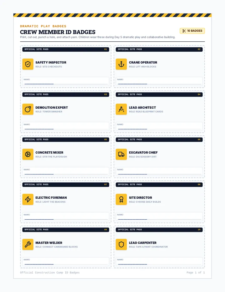 Site Access Badges