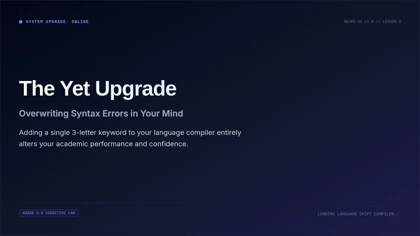 Yet Upgrade Slides