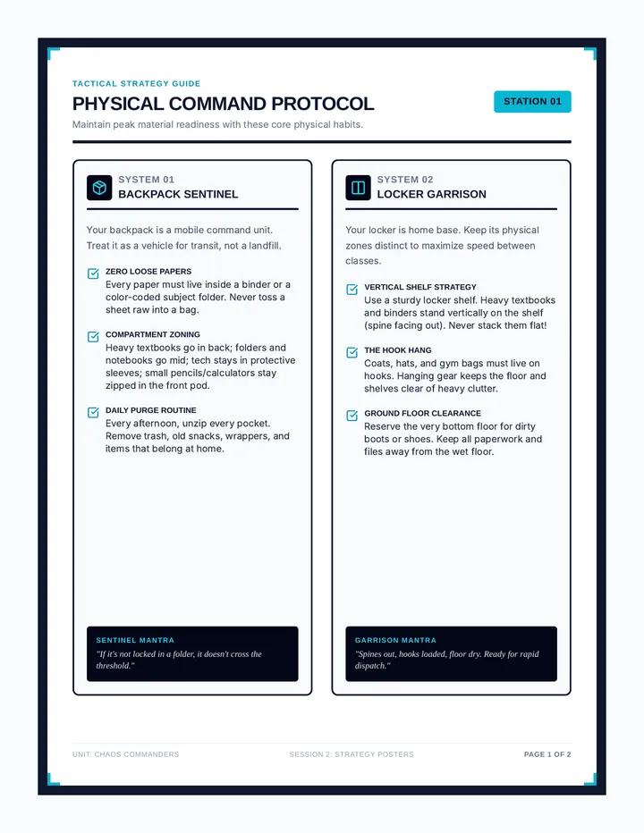 Strategy Anchor Posters