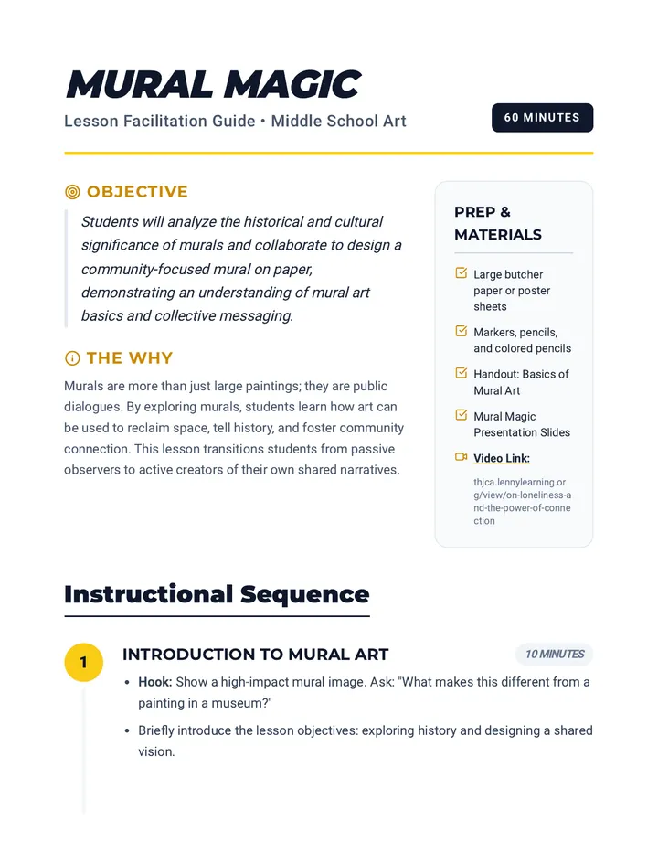 Mural Magic Lesson Plan