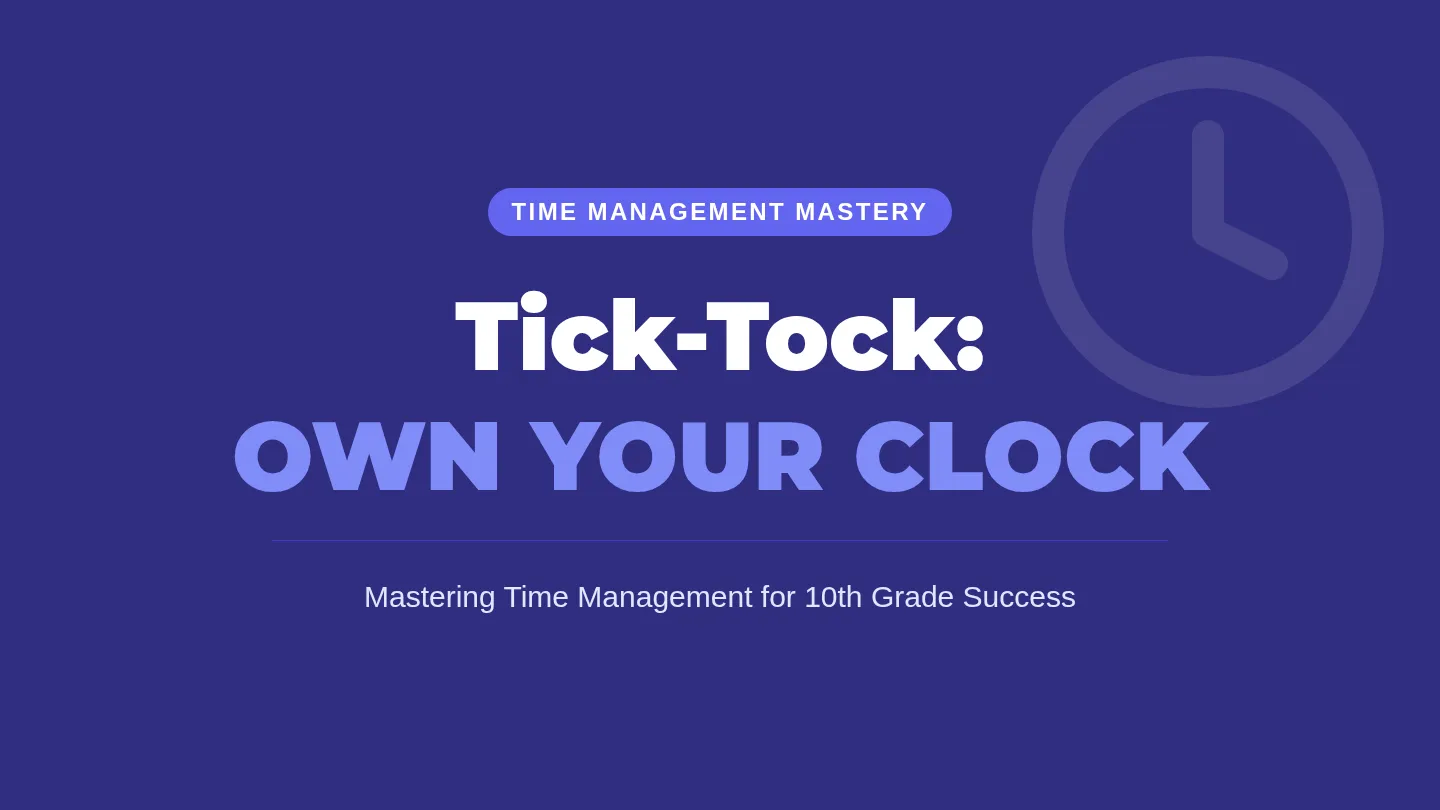 Own Your Clock Slides