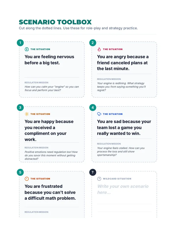 Emotion Scenario Cards