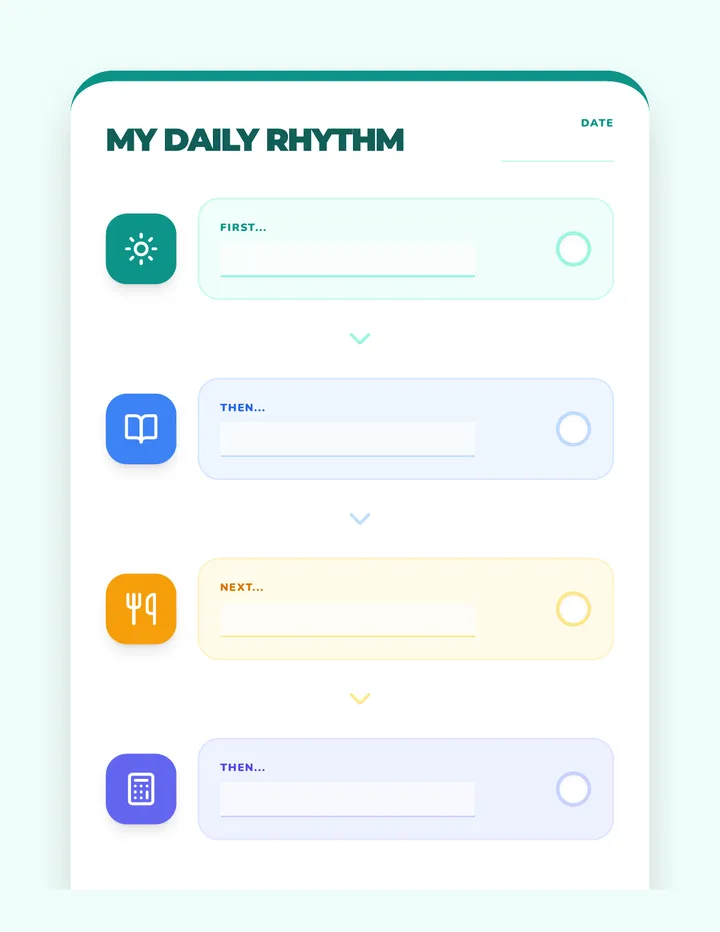 My Daily Rhythm Schedule