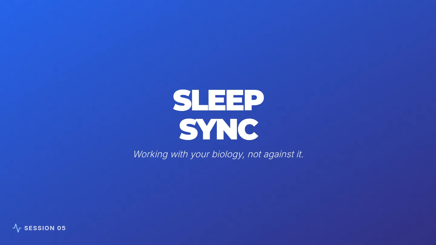 Sleep Sync Slides Revised