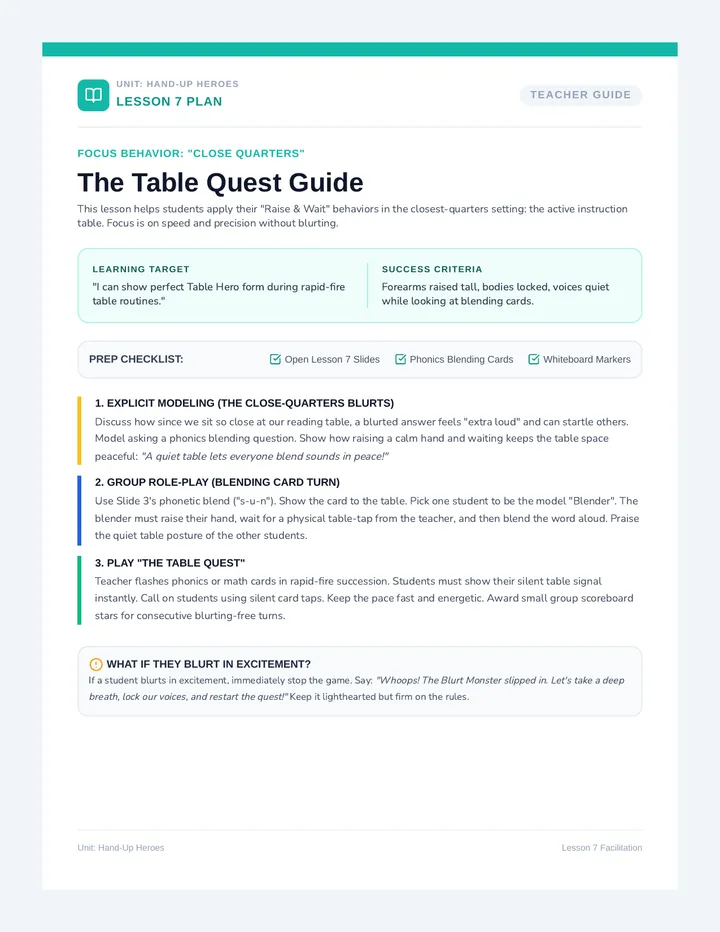 Circle Quest Lesson Plan