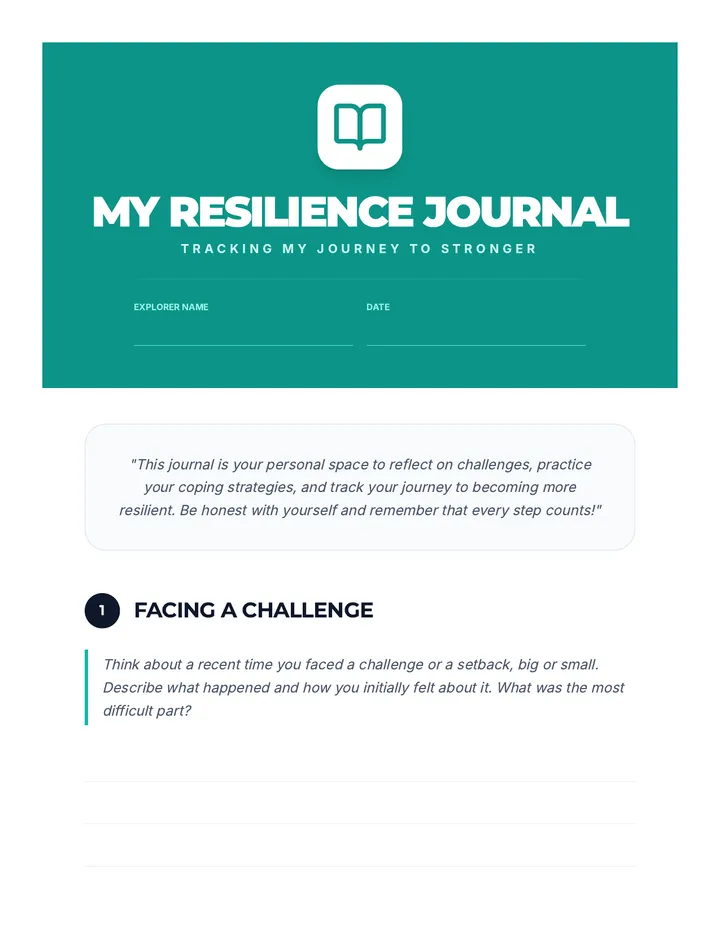 My Resilience Journal