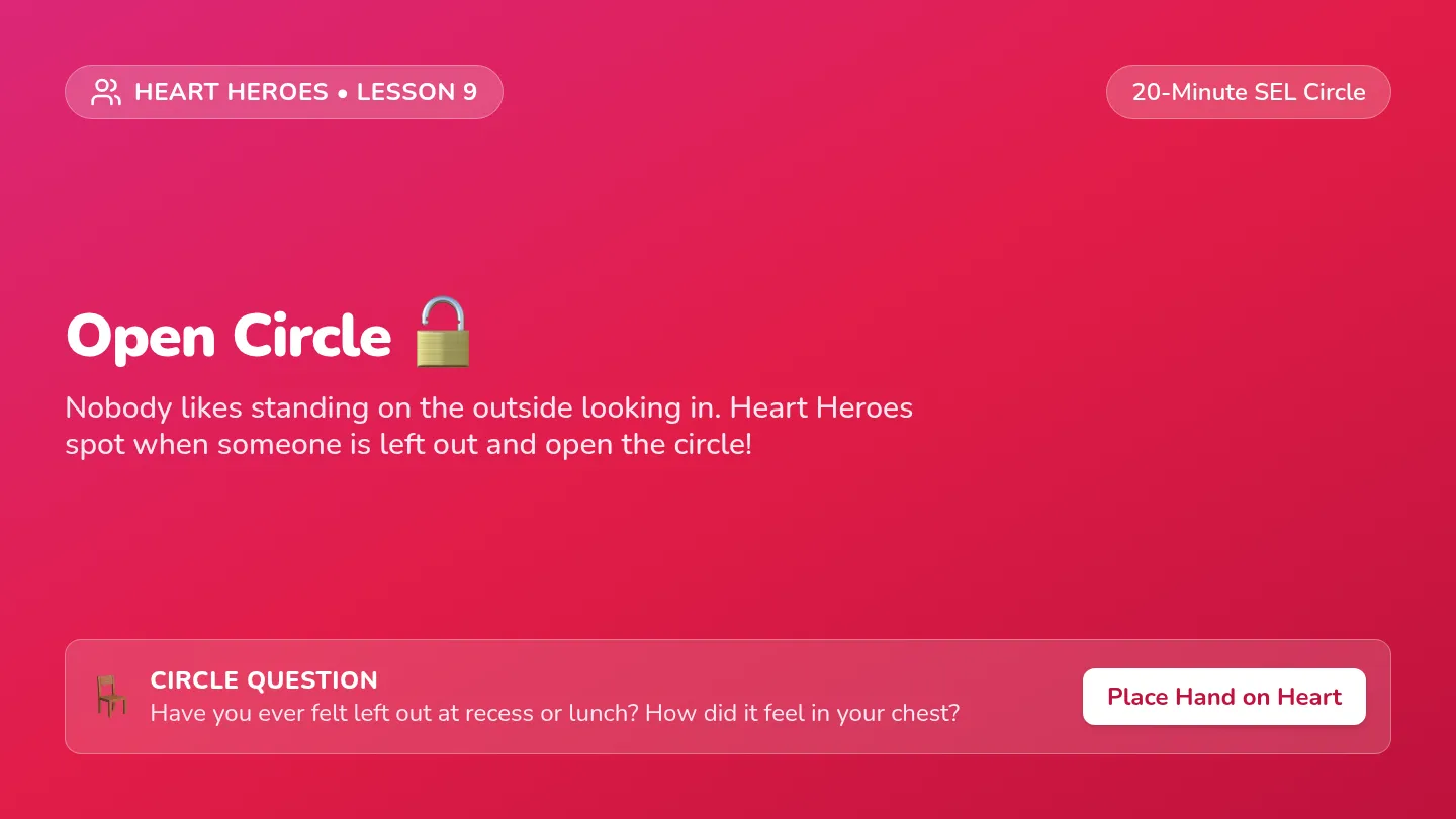 Open Circle Slides
