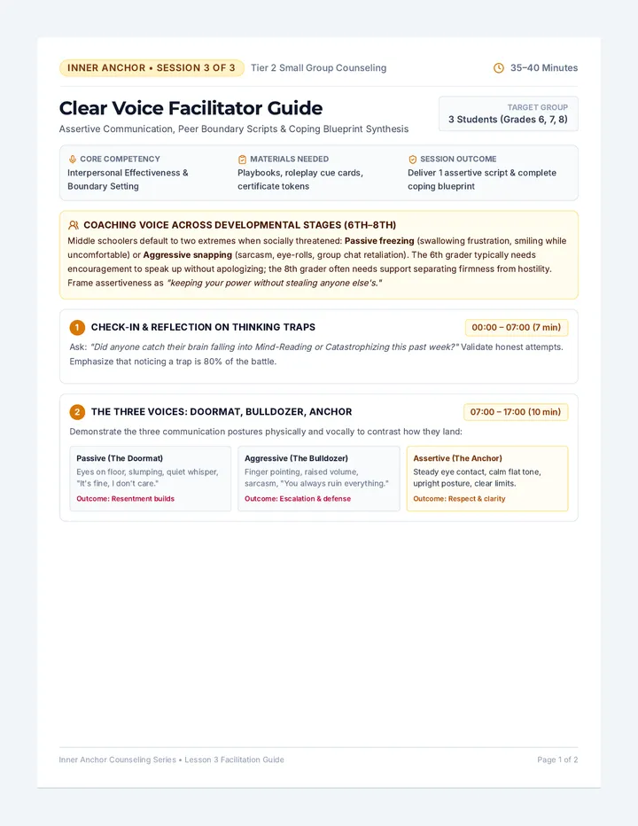 Clear Voice Facilitator Guide