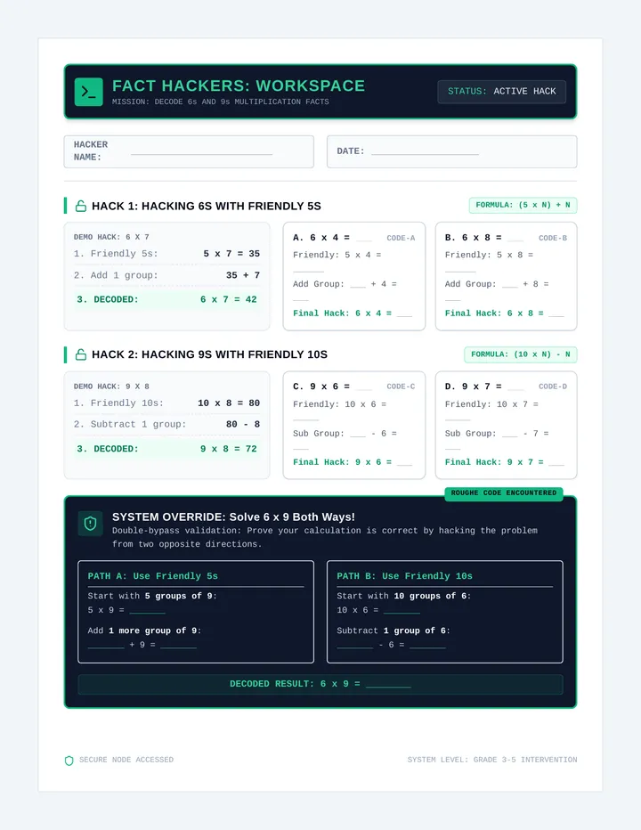 Fact Hackers Worksheet
