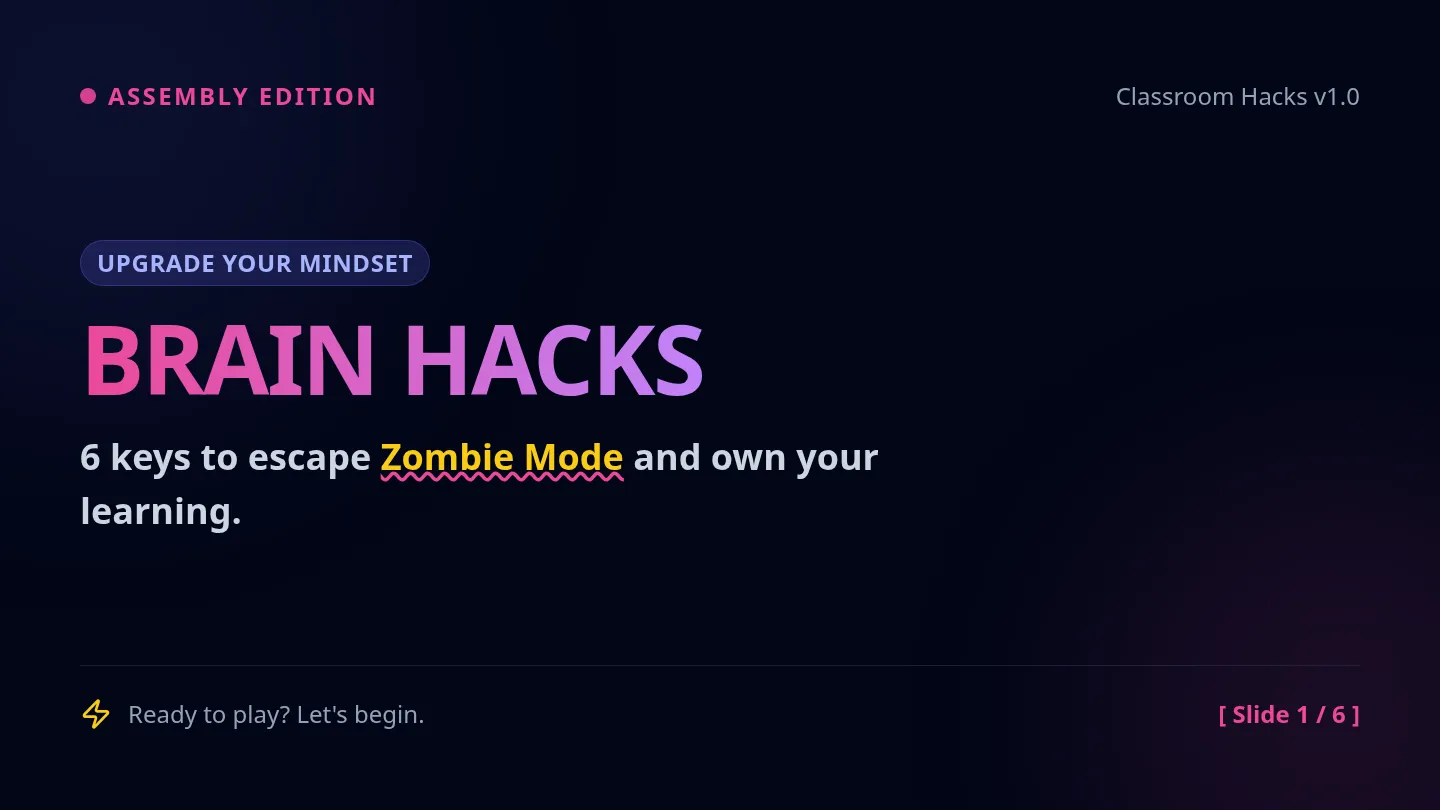 Brain Hacks Slides