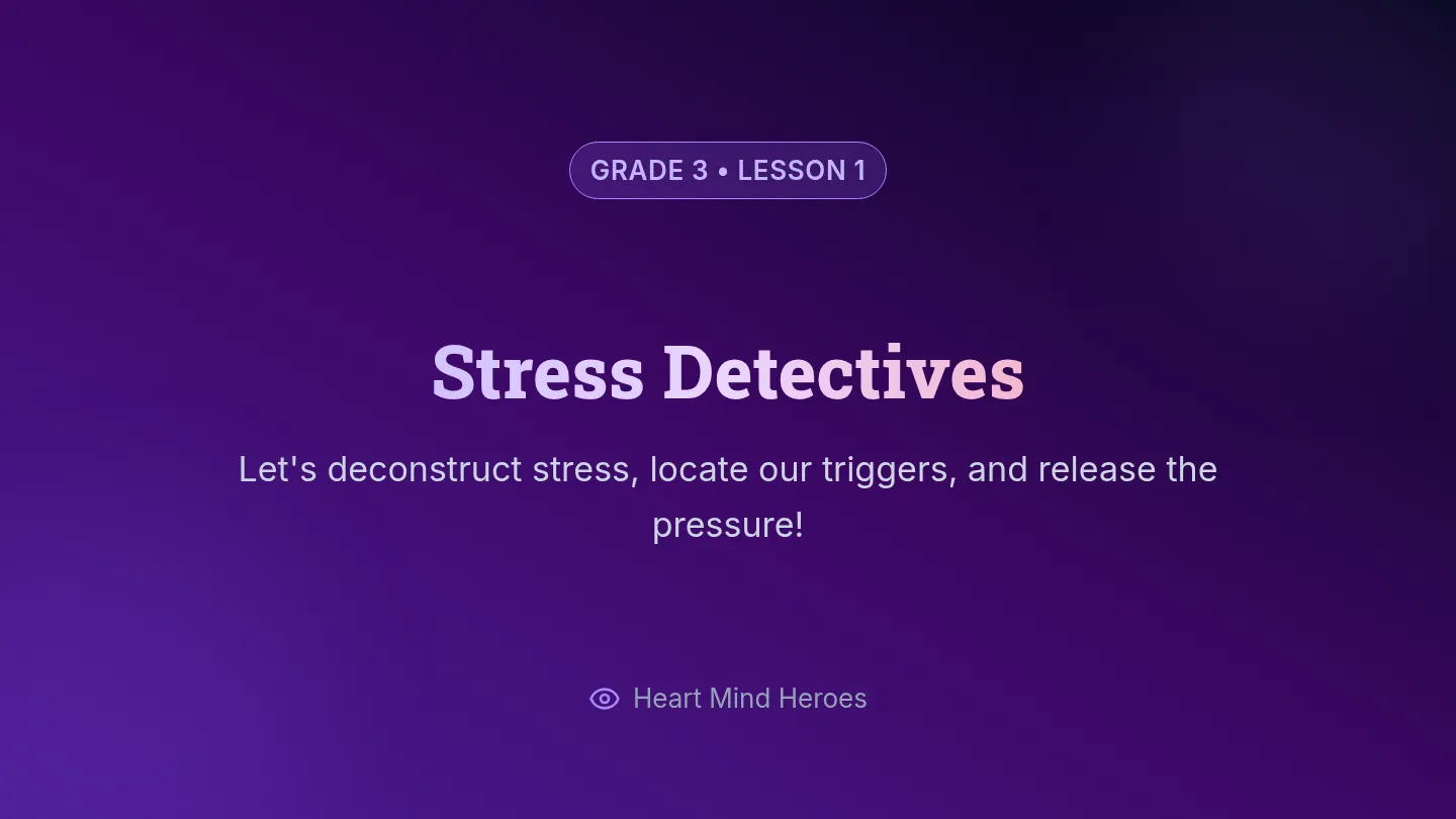 Stress Detectives Slides
