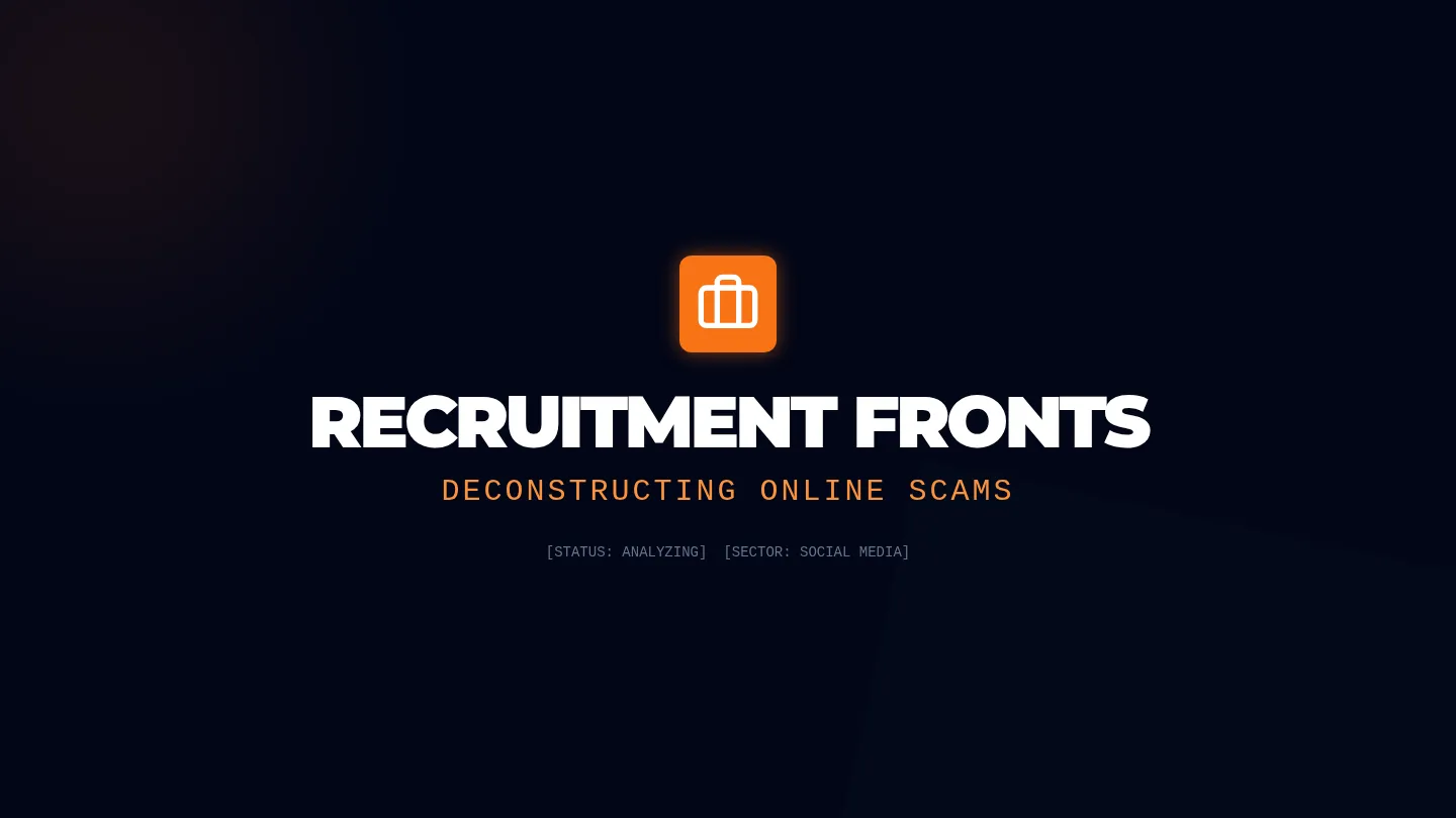 Recruitment Fronts Slides