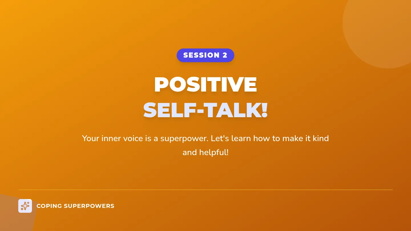 Positive Self-Talk Slides