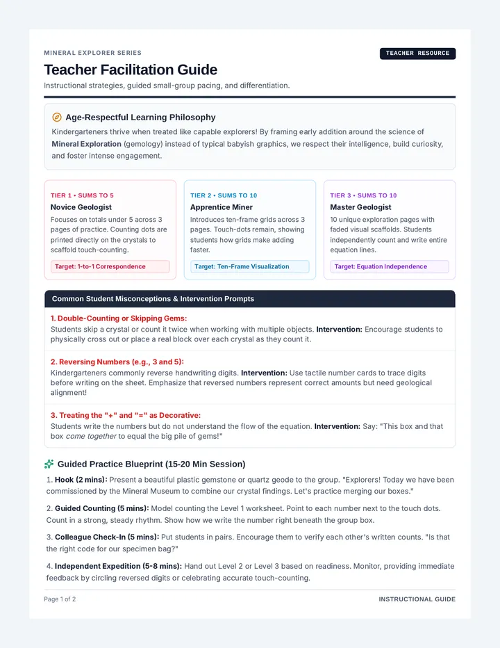 Crystal Count Teacher Guide