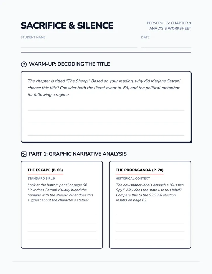 The Sheep Analysis Worksheet