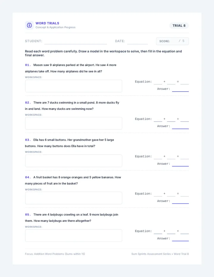 Word Problem Trial Eight