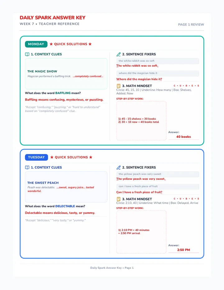 Week 7 Spark Answer Key