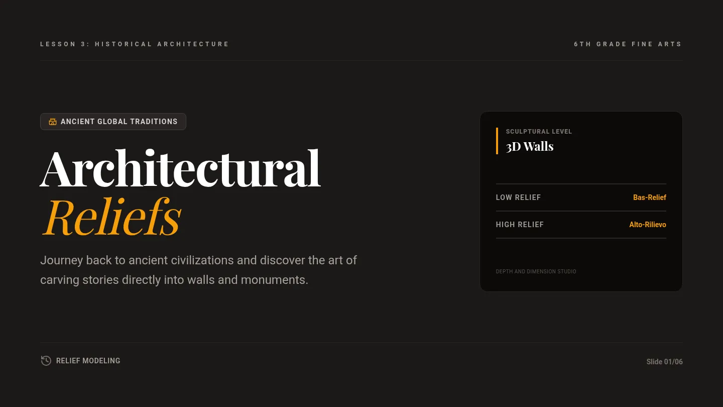 Architectural Reliefs Slides