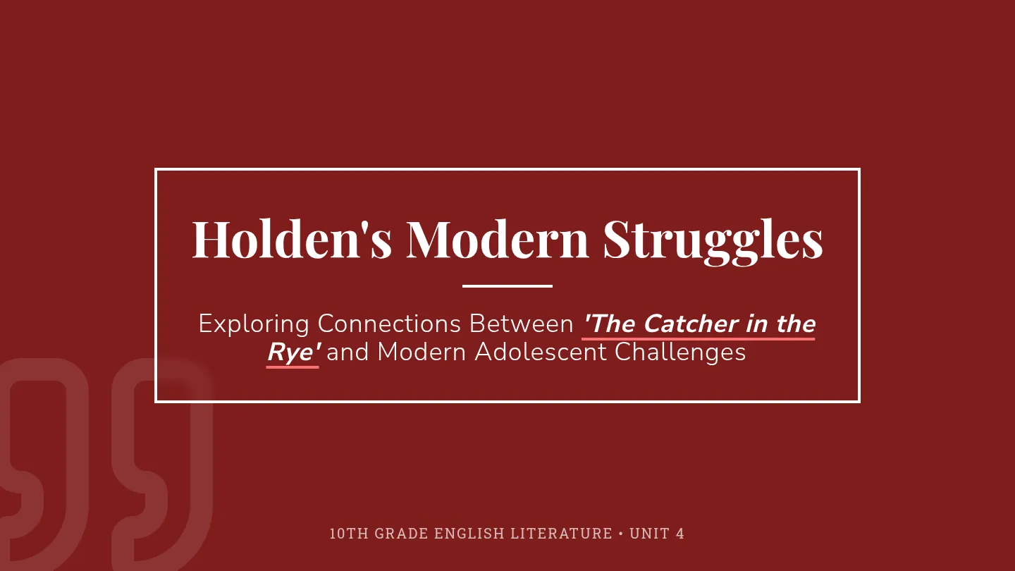 Holden Modern Struggles Slides Deck