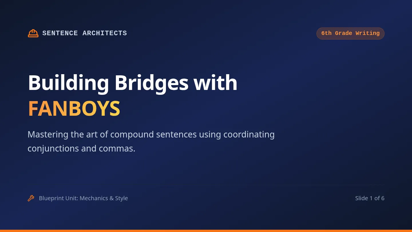 Sentence Architects Slides