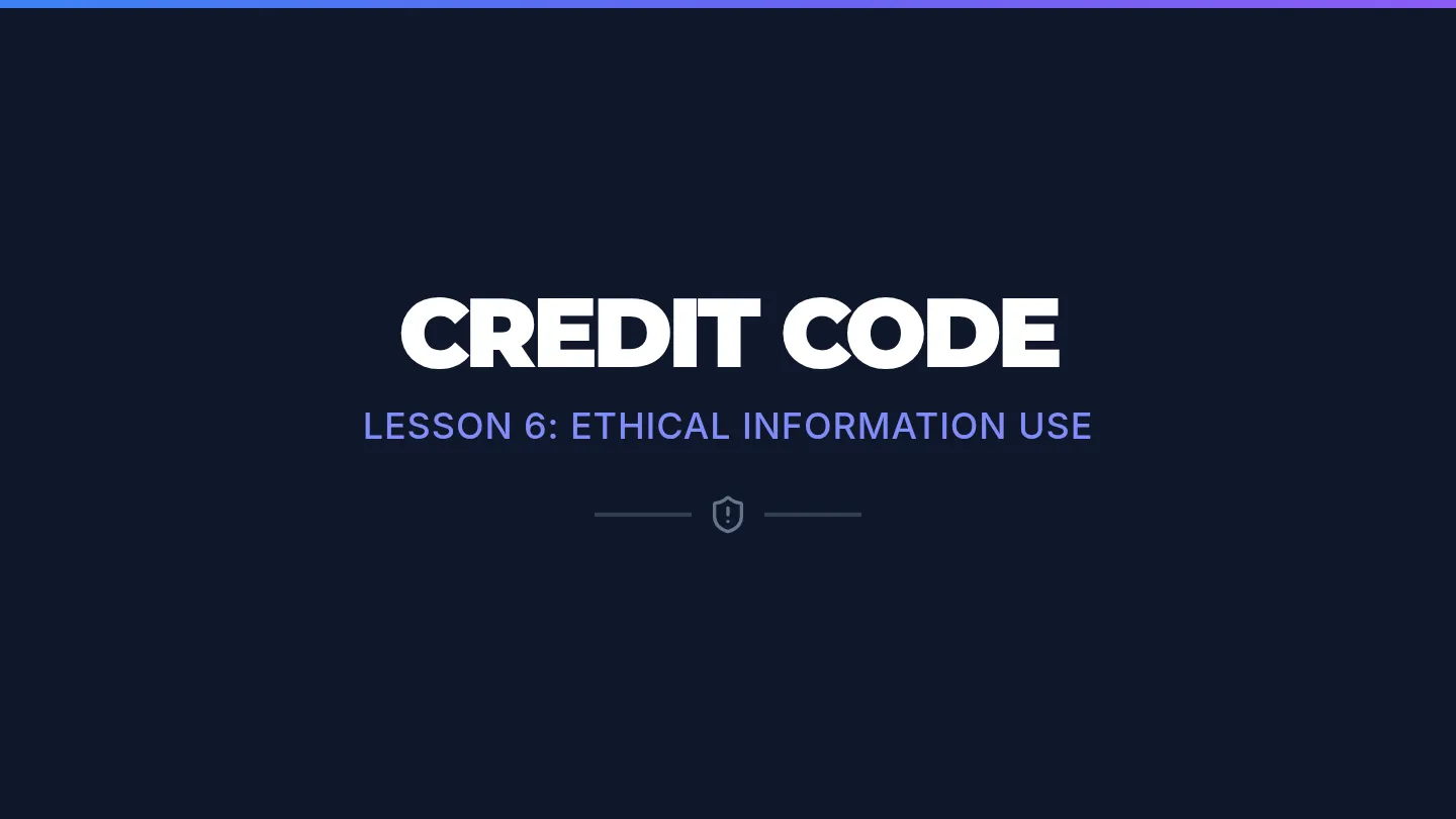 Credit Code Slides