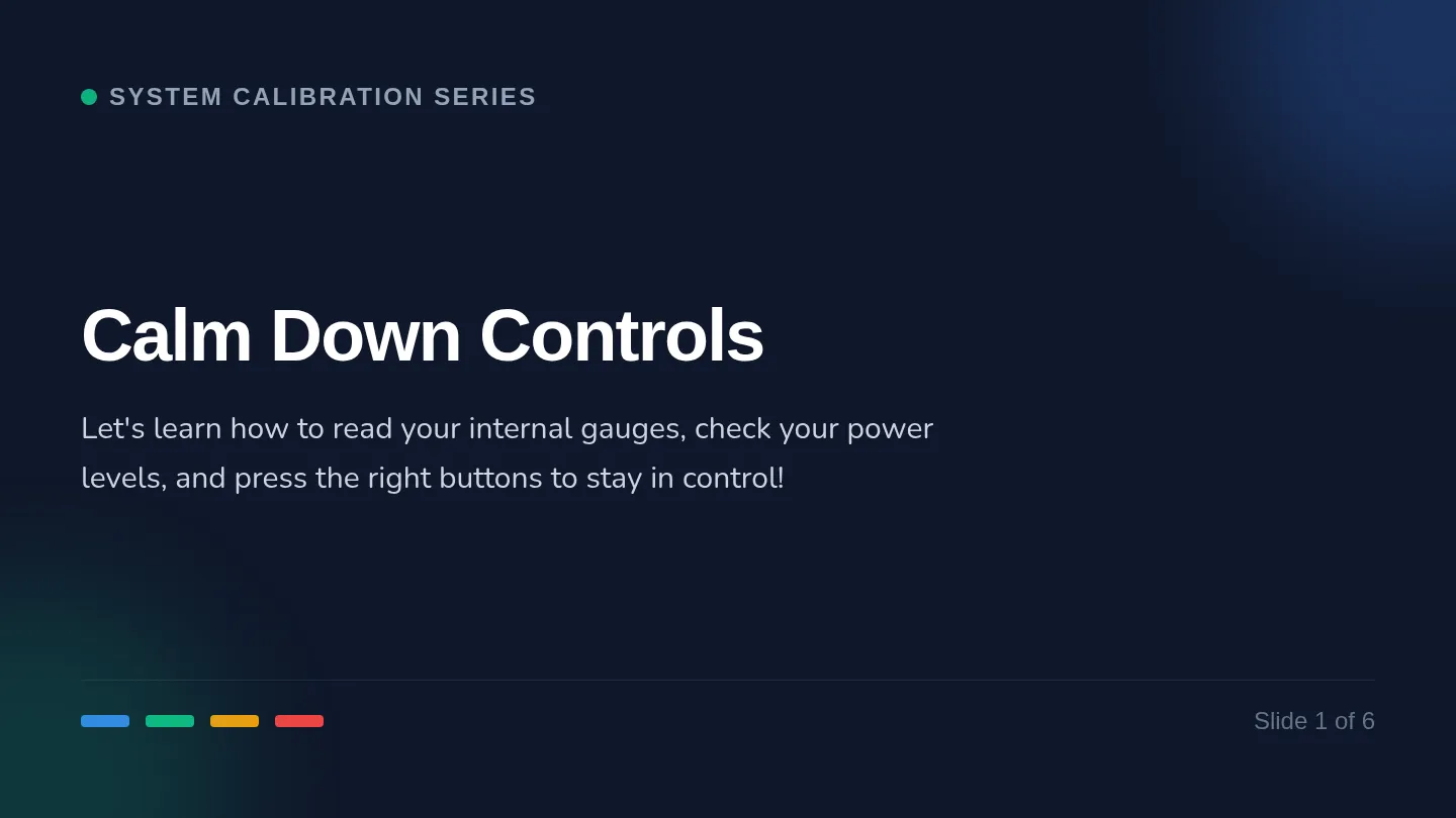 Calm Controls Slides